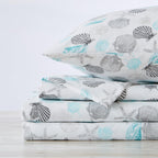 4-Piece Coastal Microfiber Sheet - Newport Collection