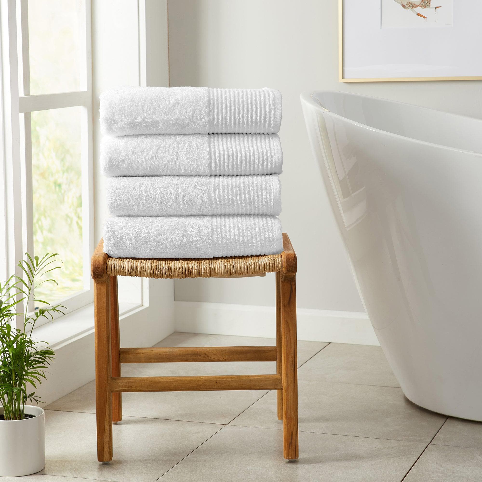 6 Pack Cotton Hand Towels - Kasper Collection