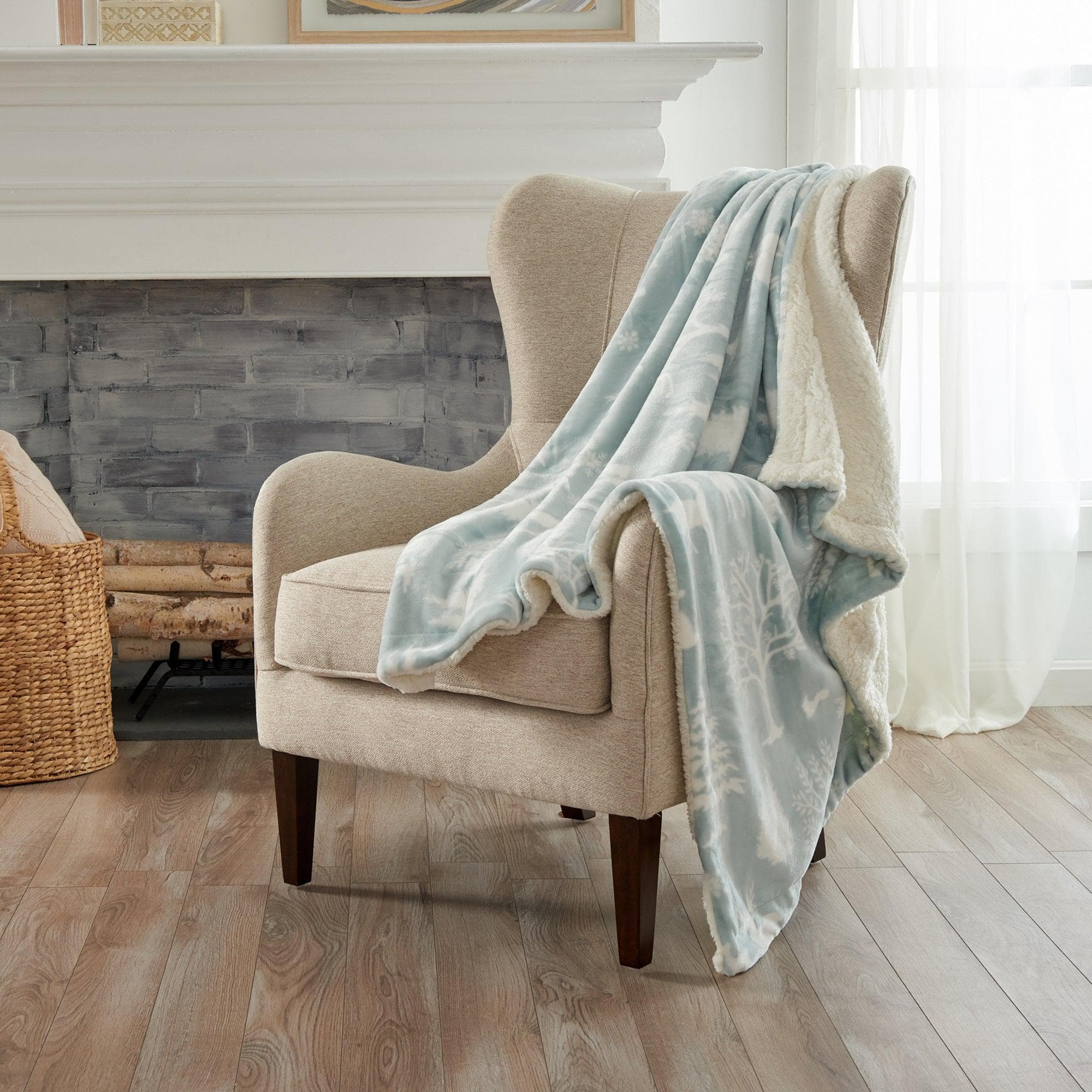 Velvet Plush Sherpa Luxury Bed Blanket - Cielo Collection