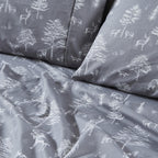 4-Piece Lodge Microfiber Sheet - Mountain Ridge Collection