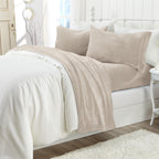 4-Piece Solid Plush Sheet - Velvet Luxe Collection