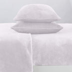 4-Piece Solid Plush Sheet - Velvet Luxe Collection