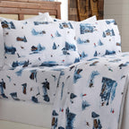 4-Piece Turkish Cotton Flannel Sheet - Lakeview Collection