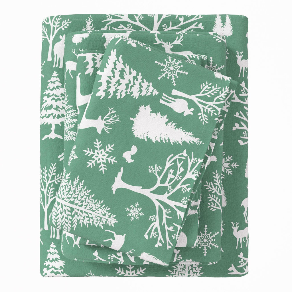 4-Piece Turkish Cotton Flannel Sheet - Lakeview Collection