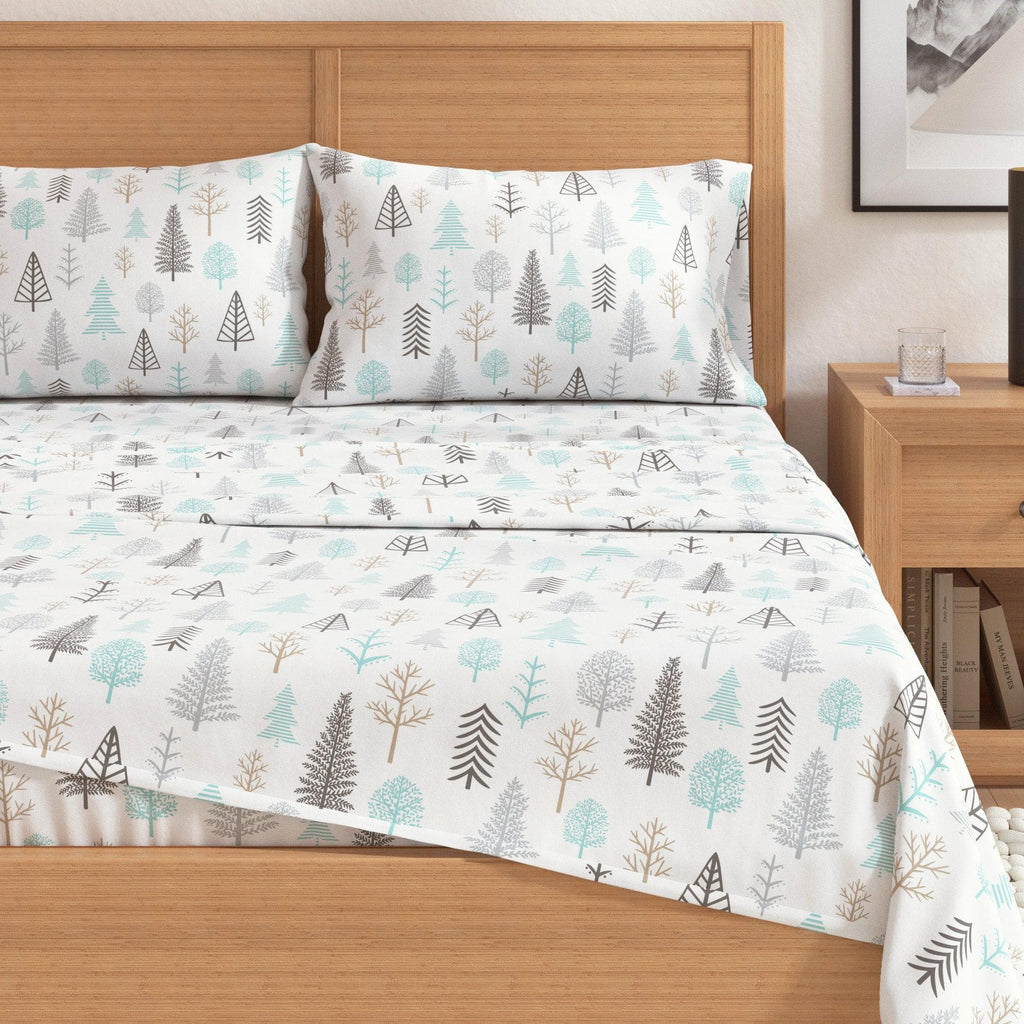 4-Piece Turkish Cotton Flannel Sheet - Lakeview Collection