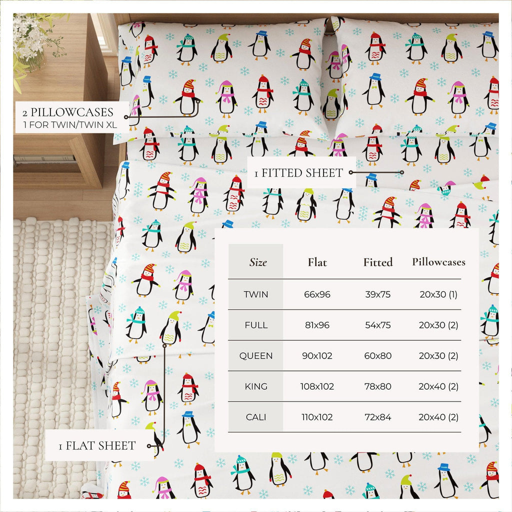 4-Piece Turkish Cotton Flannel Sheet - Stratton Collection