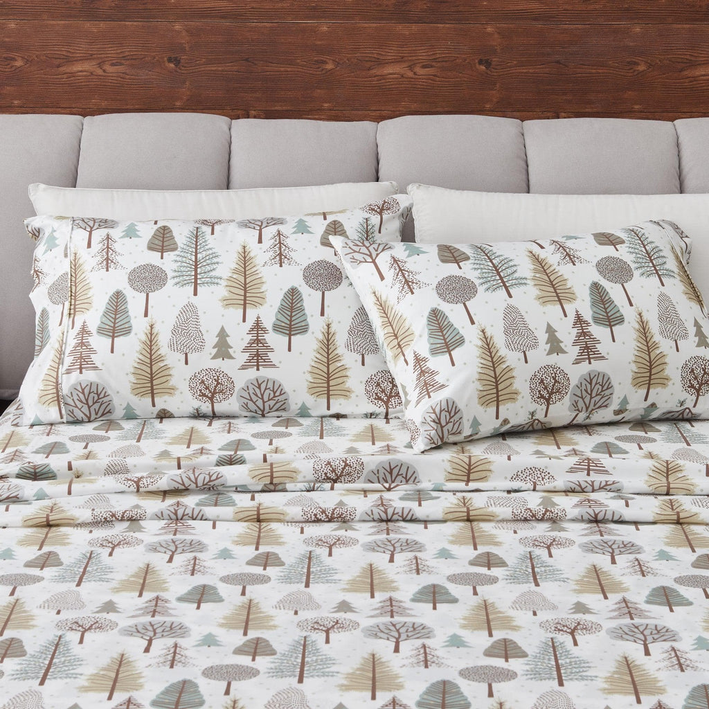 4-Piece Lodge Microfiber Sheet - Mountain Ridge Collection