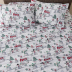 4-Piece Lodge Microfiber Sheet - Mountain Ridge Collection