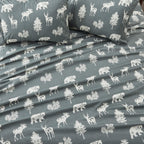 4-Piece Lodge Microfiber Sheet - Mountain Ridge Collection