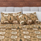 4-Piece Lodge Microfiber Sheet - Mountain Ridge Collection