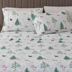 4-Piece Lodge Microfiber Sheet - Mountain Ridge Collection