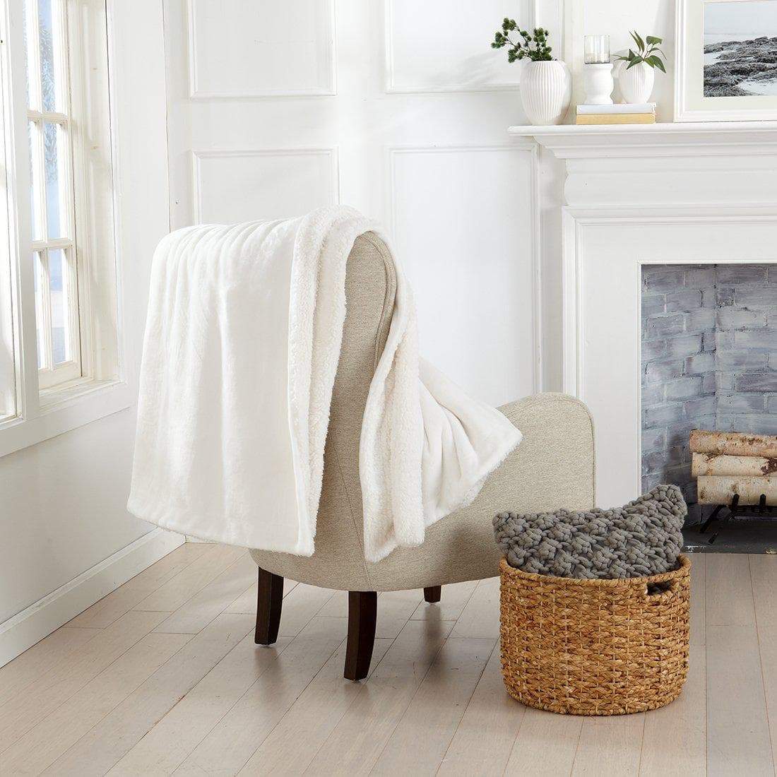 Velvet Plush Sherpa Luxury Bed Blanket - Kinsley Collection