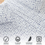 4-Piece Coastal Microfiber Sheet - Newport Collection