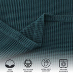 100% Cotton Waffle Weave Blanket - Mikala Collection