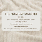 Luxury Cotton Towels - Karina Collection