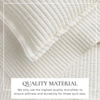 3-Piece Solid Quilt - Alicia Collection
