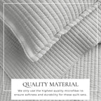 3-Piece Solid Quilt - Alicia Collection
