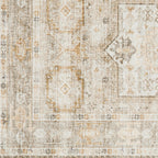 Medallion Machine Washable Accent Area Rug & Runner 2 Pack - Nava Collection