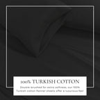 4-Piece Cotton Solid Flannel Sheet - Nordic Collection