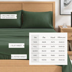 4-Piece Cotton Solid Flannel Sheet - Nordic Collection
