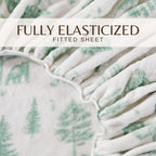 4-Piece Printed Plush Sheet - Velvet Luxe Collection