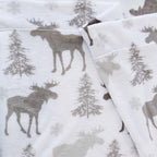 4-Piece Printed Plush Sheet - Velvet Luxe Collection