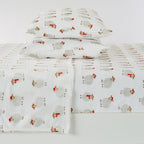 4-Piece Printed Plush Sheet - Velvet Luxe Collection