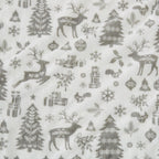 4-Piece Printed Plush Sheet - Velvet Luxe Collection