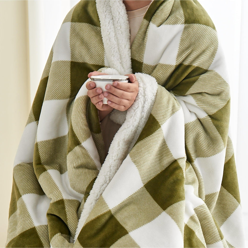 Velvet Plush Sherpa Luxury Bed Blanket - Kinsley Collection