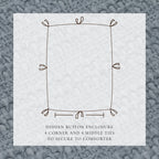 100% Cotton Honeycomb Waffle Duvet Set - Mattea Collection