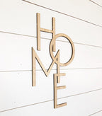 Home Wooden Wall Sign