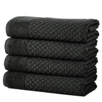 Cotton Diamond Waffle Weave Bath Towel Set - Grayson Collection