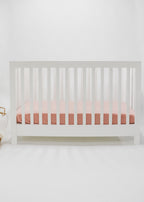 Peony Ribbed Crib Sheet
