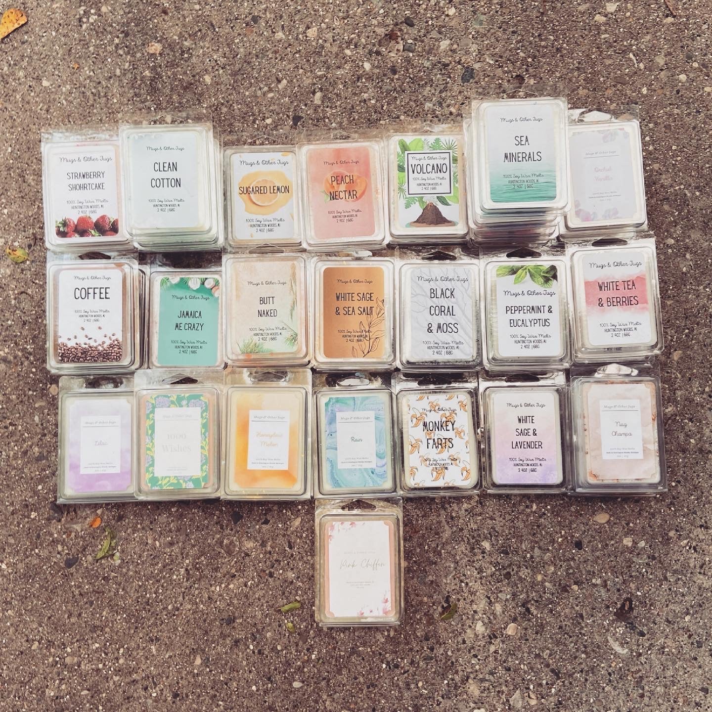 Wax Melts Clamshells