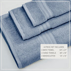 Cotton Terry Bath Towel Set - Cooper Collection