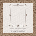 100% Cotton Honeycomb Waffle Duvet Set - Mattea Collection