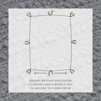 100% Cotton Honeycomb Waffle Duvet Set - Mattea Collection