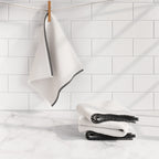 Cotton Border-Stitched 6-Piece Towel Set - Valery Collection