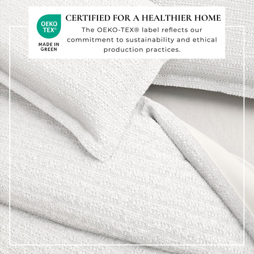 100% Cotton Honeycomb Waffle Duvet Set - Mattea Collection