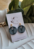 Elowyn| Boho clay hoops