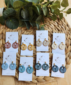 Elowyn| Boho clay hoops