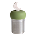 Ivory Flower Crescent Moon Floating Tea Steeper