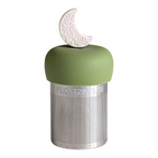 Ivory Flower Crescent Moon Floating Tea Steeper