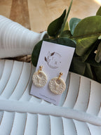 Elowyn| Boho clay hoops