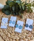 Elowyn| Boho clay hoops