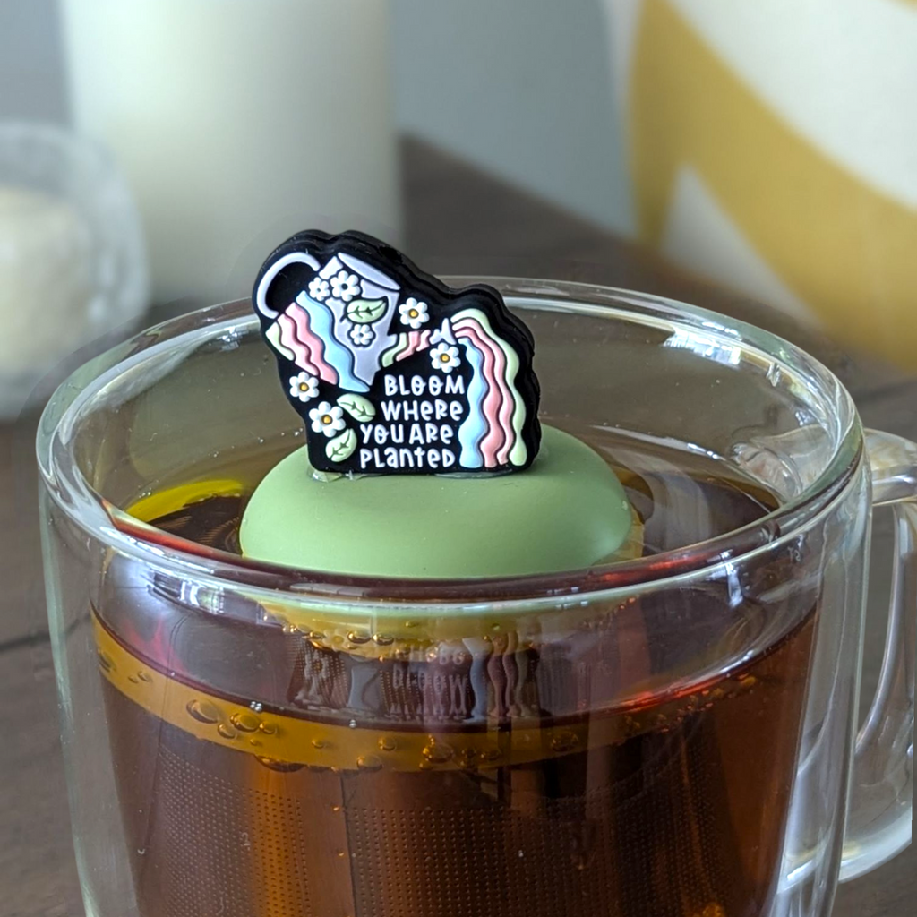 Bloom Where You Are Planted Floating Tea Steeper