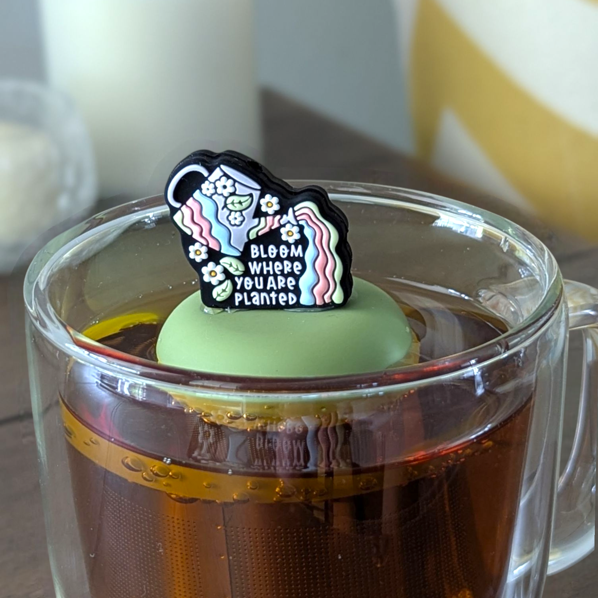 Bloom Where You Are Planted Floating Tea Steeper