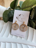 Elowyn| Boho clay hoops