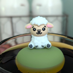 Fluffy White Sheep Floating Tea Steeper