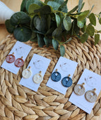 Elowyn| Boho clay hoops